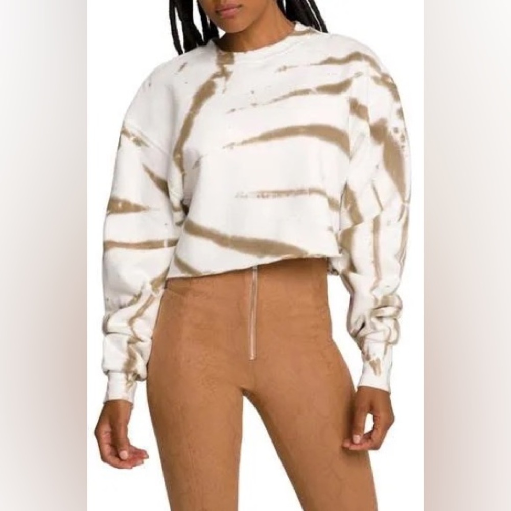 Good American crop sweatshirt in size medium